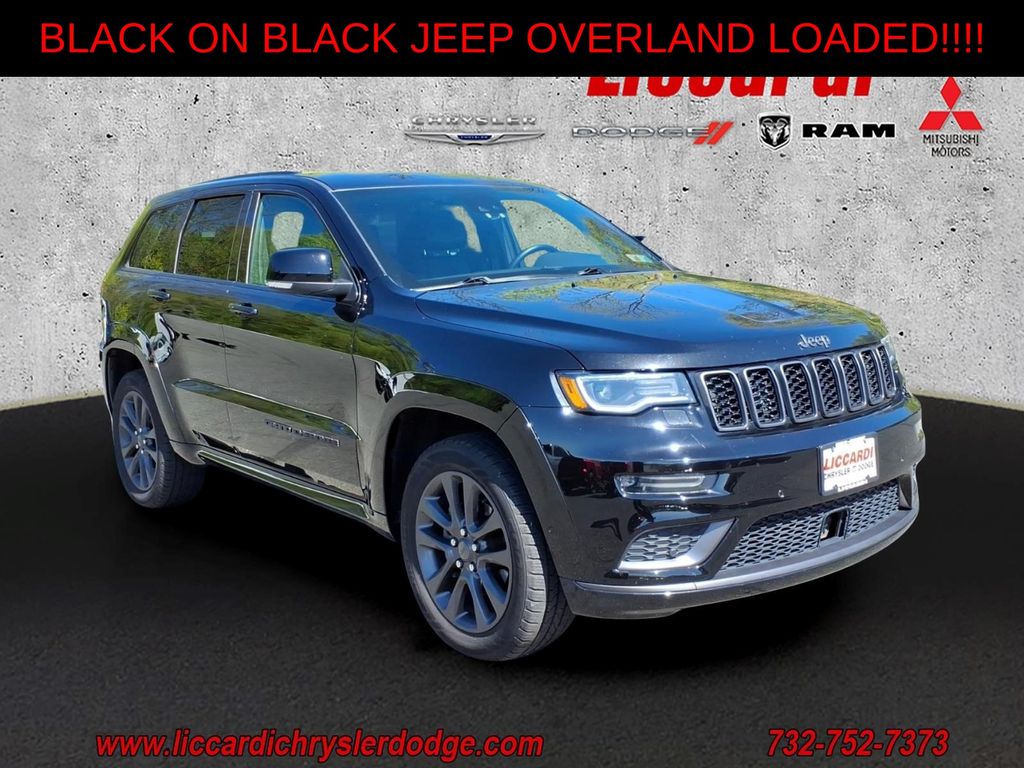 Diamond Black Crystal Pearlcoat 2019 Jeep Grand Cherokee High Altitude 4WD SUV / Crossover Four-Wheel Drive 8-Speed Automatic