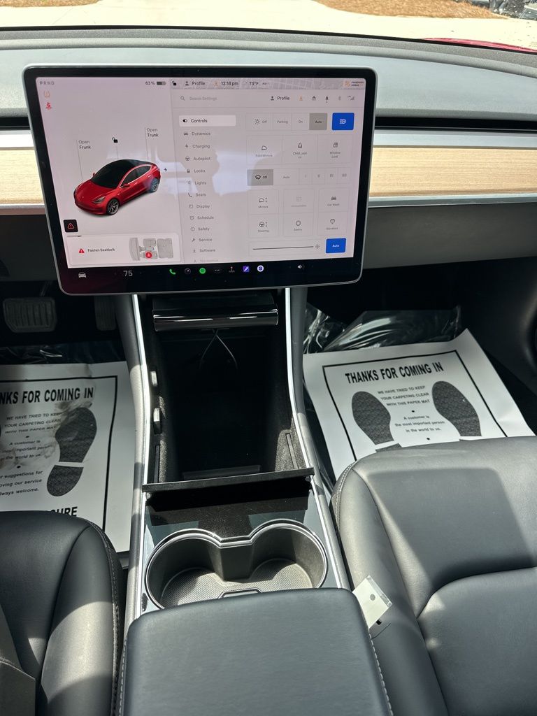 2018 Red Multi-Coat Tesla Model 3 Long Range AWD Sedan