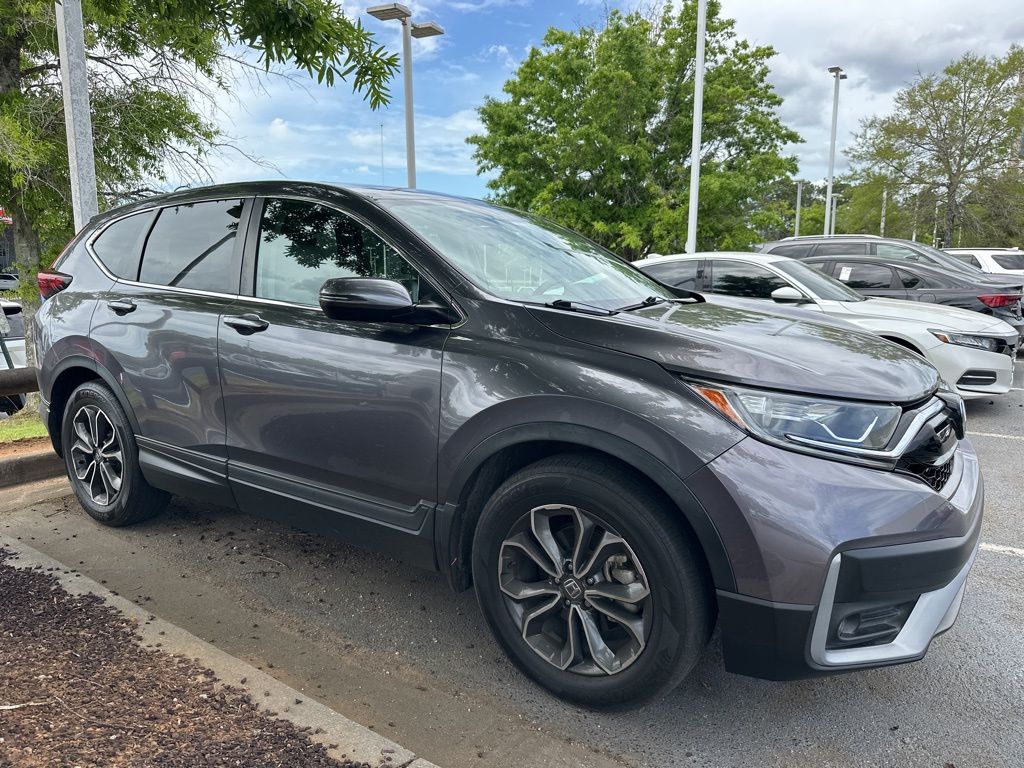 Gray (Modern Steel Metallic) 2022 Honda CR-V EX-L FWD SUV / Crossover Front-Wheel Drive Continuously Variable Transmission