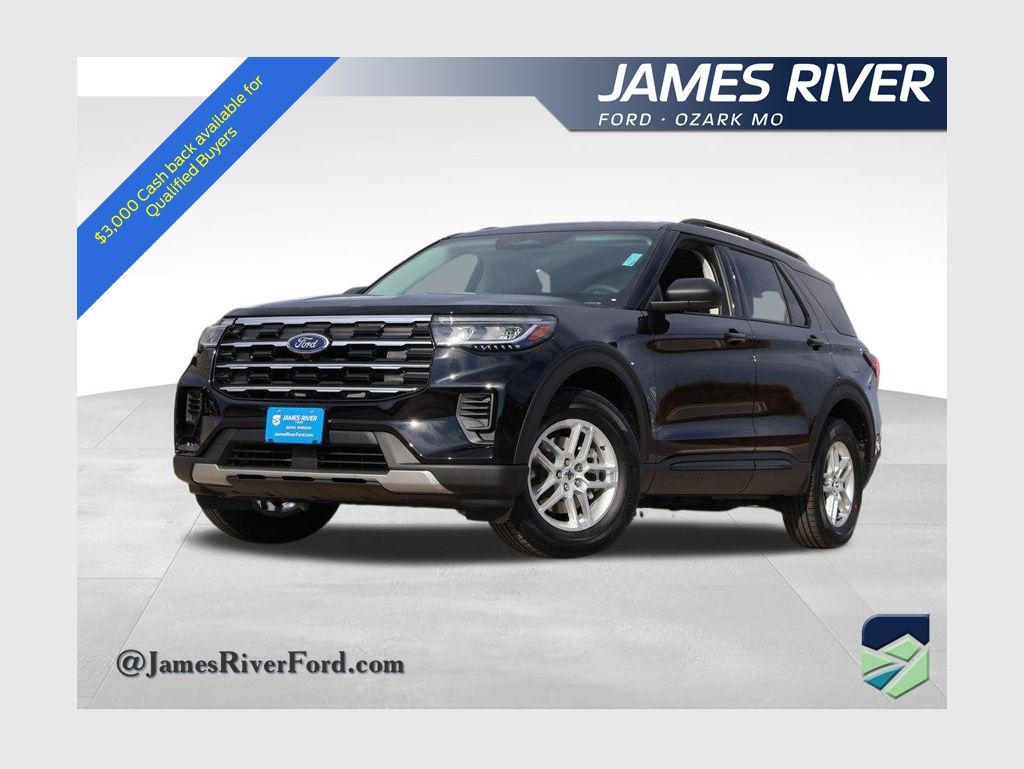 Agate Black Metallic 2026 Ford Explorer SUV / Crossover All-Wheel Drive Automatic