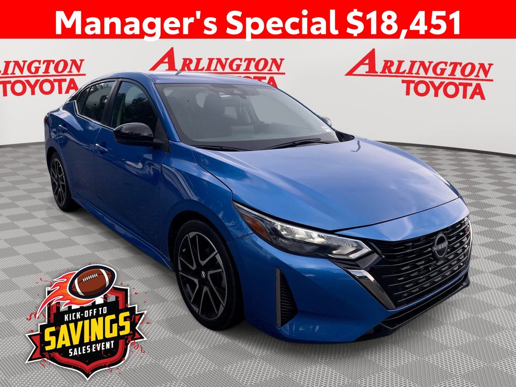 Electric Blue Metallic 2024 Nissan Sentra Sedan Front-Wheel Drive Continuously Variable Transmission