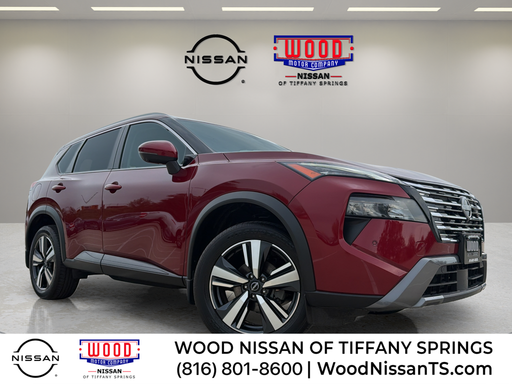 Red (Scarlet Ember Tintcoat) 2024 Nissan Rogue SUV / Crossover All-Wheel Drive Continuously Variable Transmission