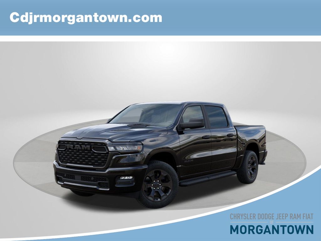 Diamond Black Crystal Pearlcoat 2026 RAM 1500 Express Crew Cab 4WD Pickup Truck Four-Wheel Drive 8-Speed Automatic