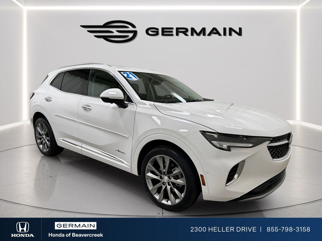 Summit White 2021 Buick Envision Avenir FWD SUV / Crossover Front-Wheel Drive 9-Speed Automatic