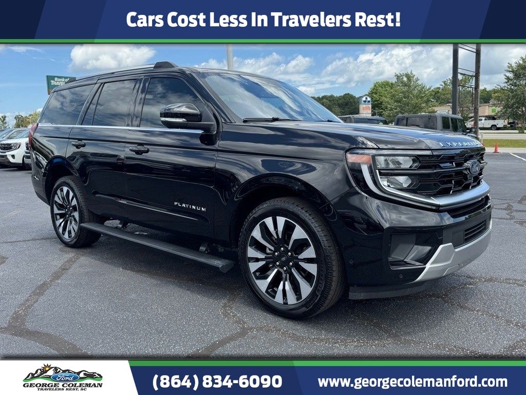 Black Metallic 2025 Ford Expedition SUV / Crossover Four-Wheel Drive Automatic