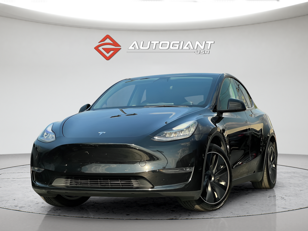 Black 2021 Tesla Model Y Long Range AWD SUV / Crossover All-Wheel Drive 1-Speed Automatic