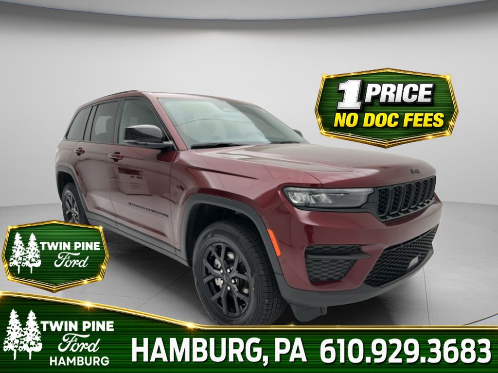 Velvet Red Pearlcoat 2025 Jeep Grand Cherokee SUV / Crossover Four-Wheel Drive Automatic