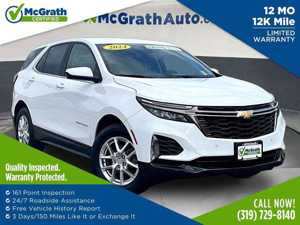 Summit White 2024 Chevrolet Equinox SUV / Crossover Four-Wheel Drive 6-Speed Automatic Overdrive