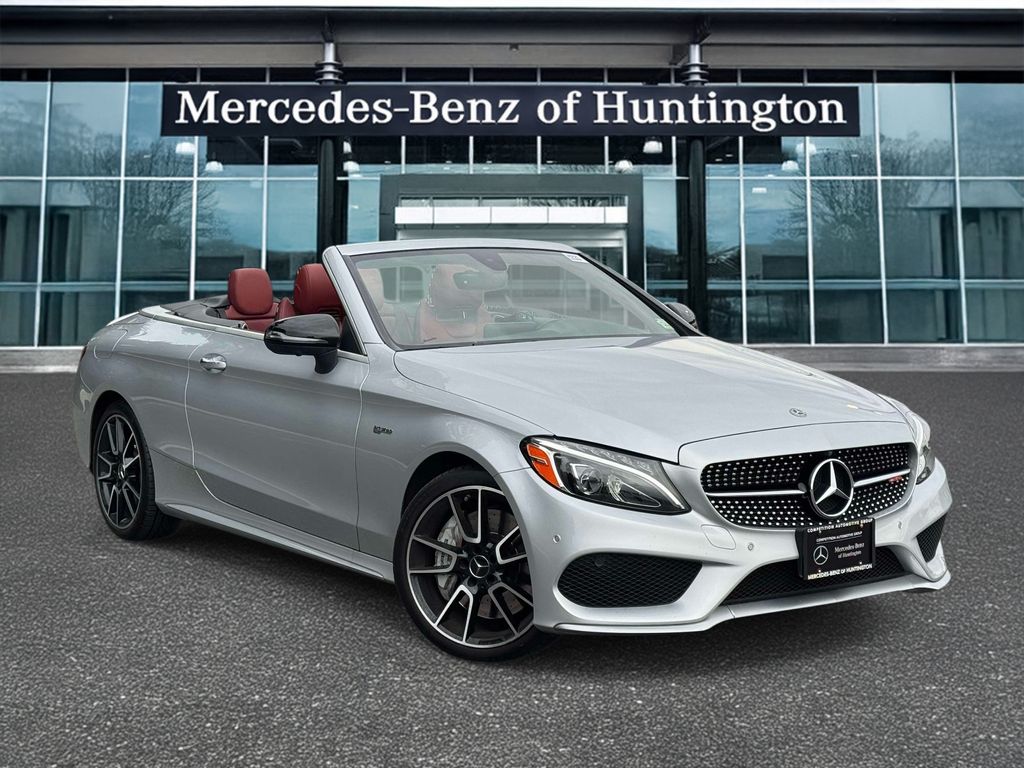 Iridium Silver Metallic 2018 Mercedes-Benz C-Class Convertible All-Wheel Drive 9-Speed Automatic