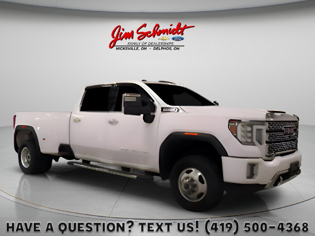 Summit White 2023 GMC Sierra 3500HD Pickup Truck Four-Wheel Drive Automatic
