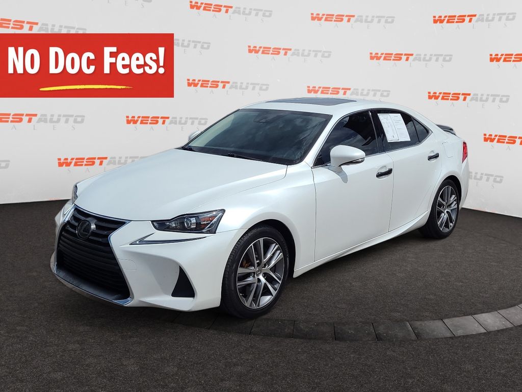 White Pearl 2020 Lexus IS Sedan Rear-Wheel Drive 8-Speed Dual Clutch