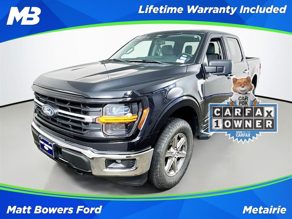 Black Metallic 2024 Ford F-150 Pickup Truck Four-Wheel Drive Automatic