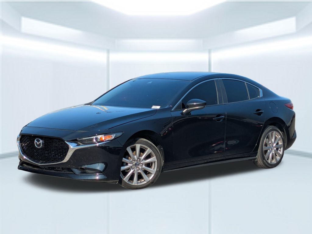 Jet Black Mica 2019 Mazda MAZDA3 Sedan Front-Wheel Drive 6-Speed Automatic