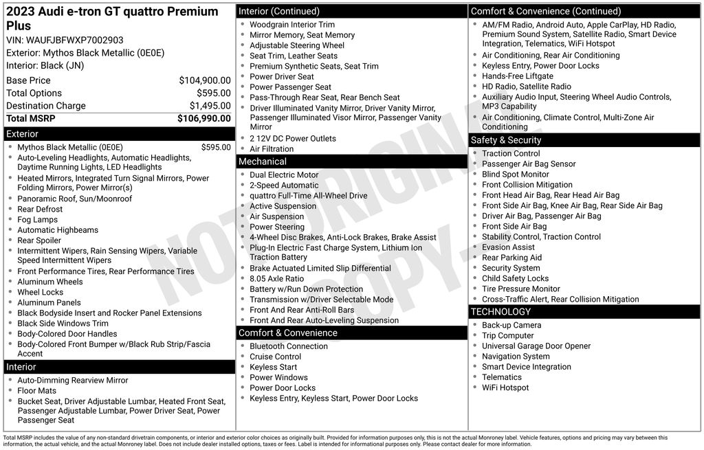 Used 2023 Black Audi Premium Plus image 5