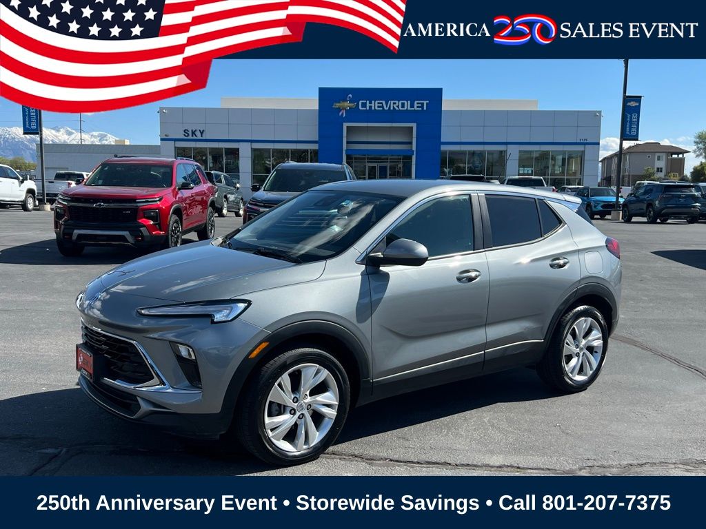 Moonstone Gray Metallic 2025 Buick Encore GX SUV / Crossover Front-Wheel Drive Continuously Variable Transmission