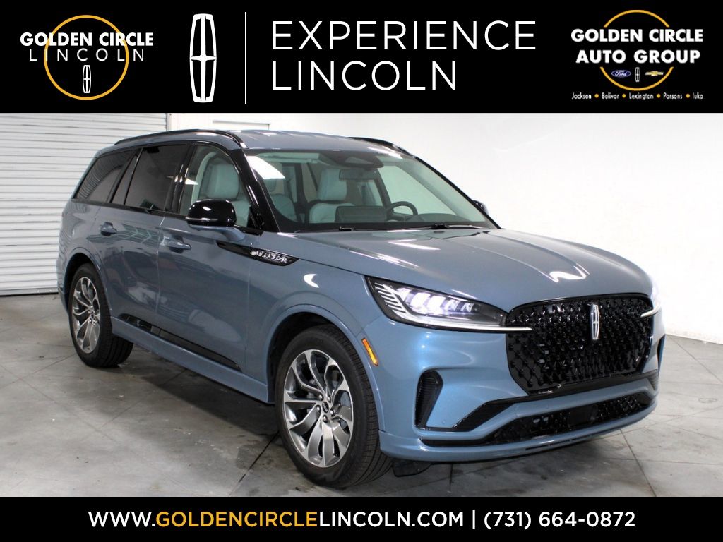 Blue 2026 Lincoln Aviator SUV / Crossover Rear-Wheel Drive Automatic