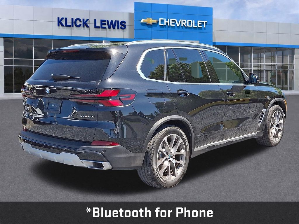 2024 BMW X5 xDrive40i Black at Klick Lewis Buick Chevrolet