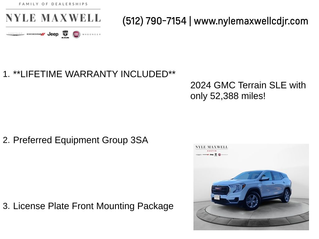 Used Car 2024 Gmc Terrain  Sle For Sale Under $20,000 In Austin, Texas