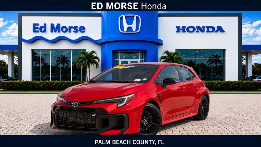 Red 2025 Toyota GR Corolla Hatchback All-Wheel Drive 8-Speed Automatic