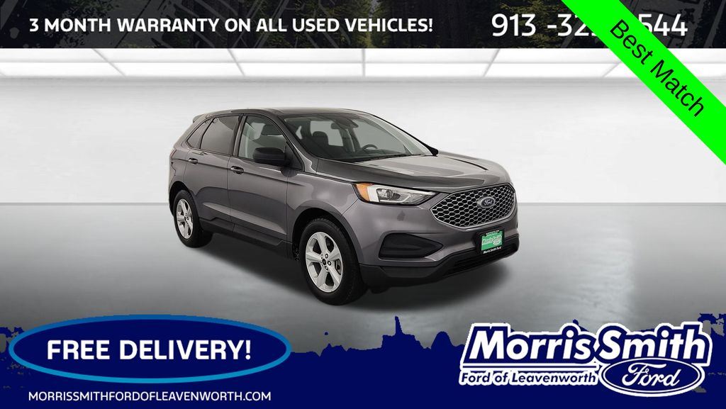 Carbonized Gray Metallic 2023 Ford Edge SE AWD SUV / Crossover All-Wheel Drive 8-Speed Automatic