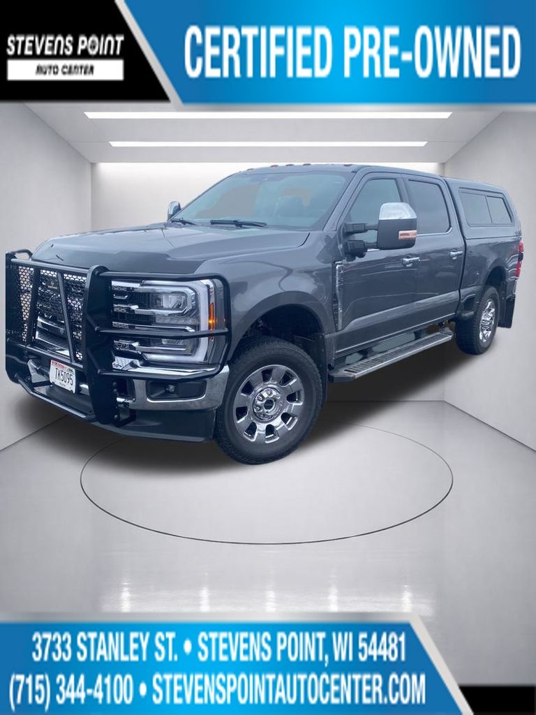 Carbonized Gray Metallic 2025 Ford F-350 Super Duty Lariat Crew Cab 4WD Pickup Truck Four-Wheel Drive Automatic