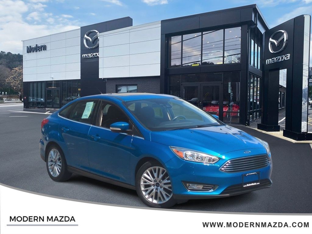 Blue Candy 2017 Ford Focus Sedan Front-Wheel Drive 6-Speed Automatic