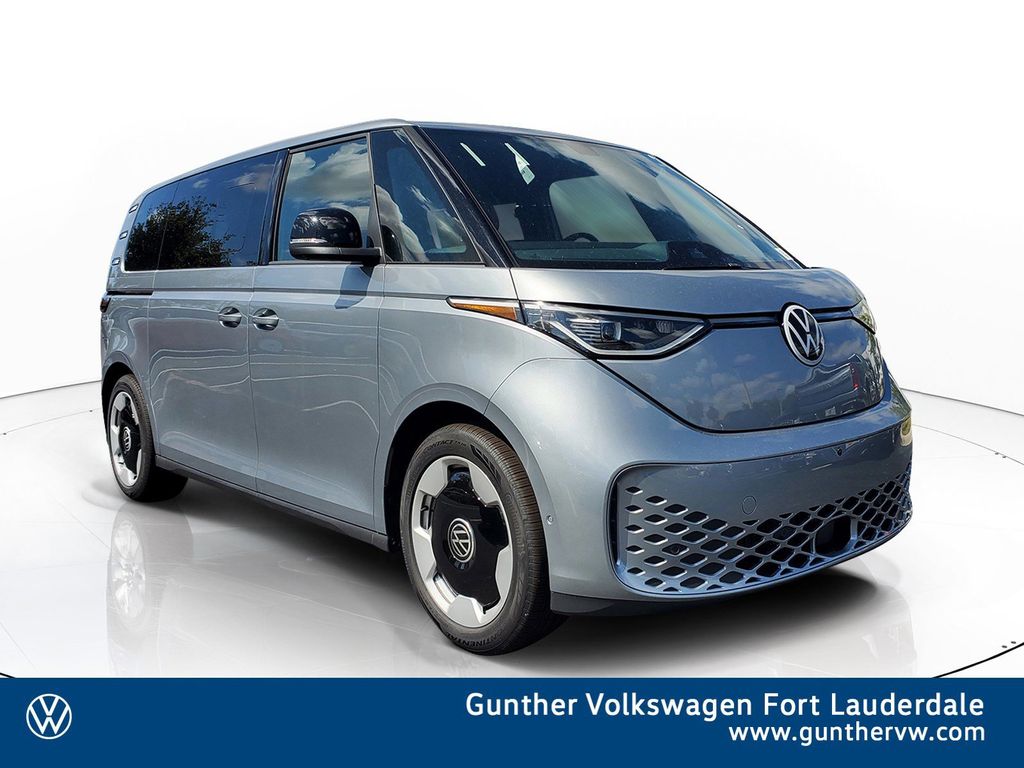 Silver 2025 Volkswagen ID.Buzz Pro S RWD Minivan Rear-Wheel Drive Automatic