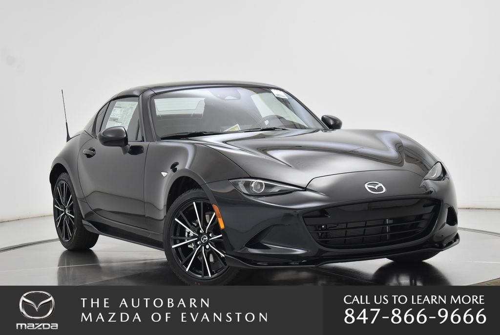 Jet Black Mica 2026 Mazda MX-5 Miata Convertible Rear-Wheel Drive 6-Speed Manual