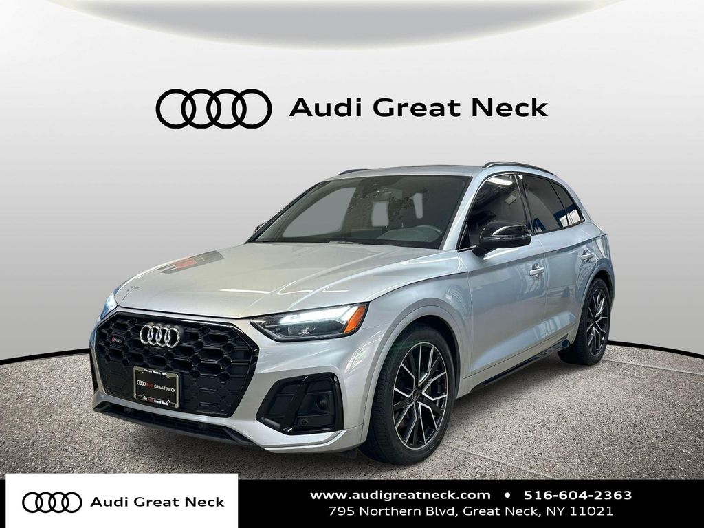 Silver Metallic 2023 Audi SQ5 SUV / Crossover All-Wheel Drive 8-Speed Automatic