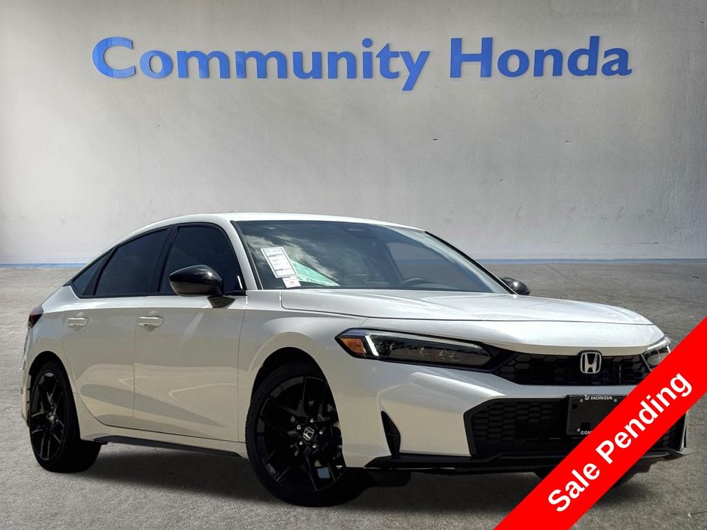 2026 Honda Civic Sport White at Community Honda