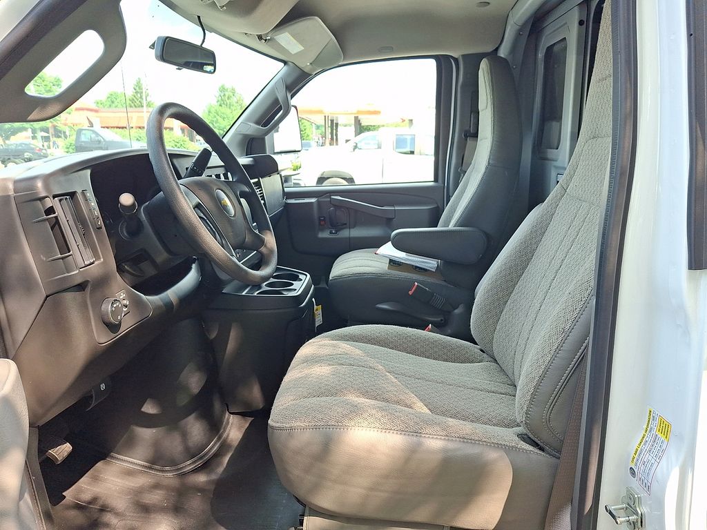 2026 Chevrolet Express 3500 Work Van White at Klick Lewis Buick Chevrolet