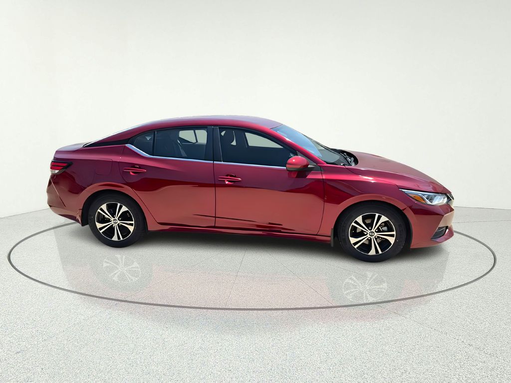 2023 Nissan Sentra SV Red at Texan Dodge Chrysler Jeep Ram