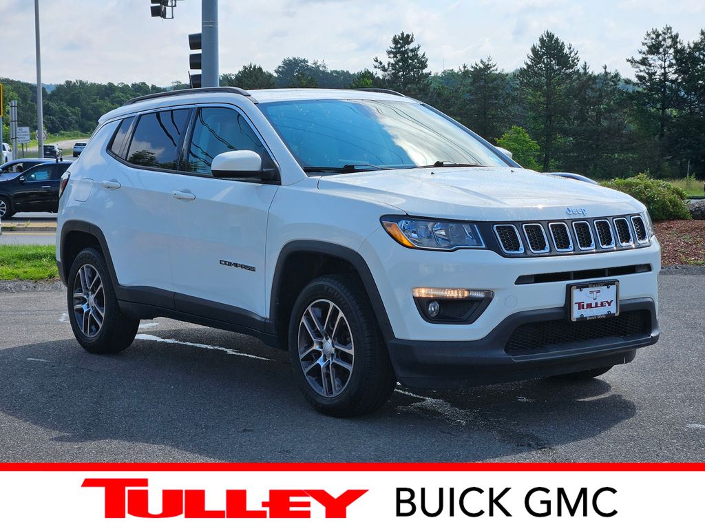 White Clearcoat 2018 Jeep Compass SUV / Crossover Four-Wheel Drive 9-Speed Automatic