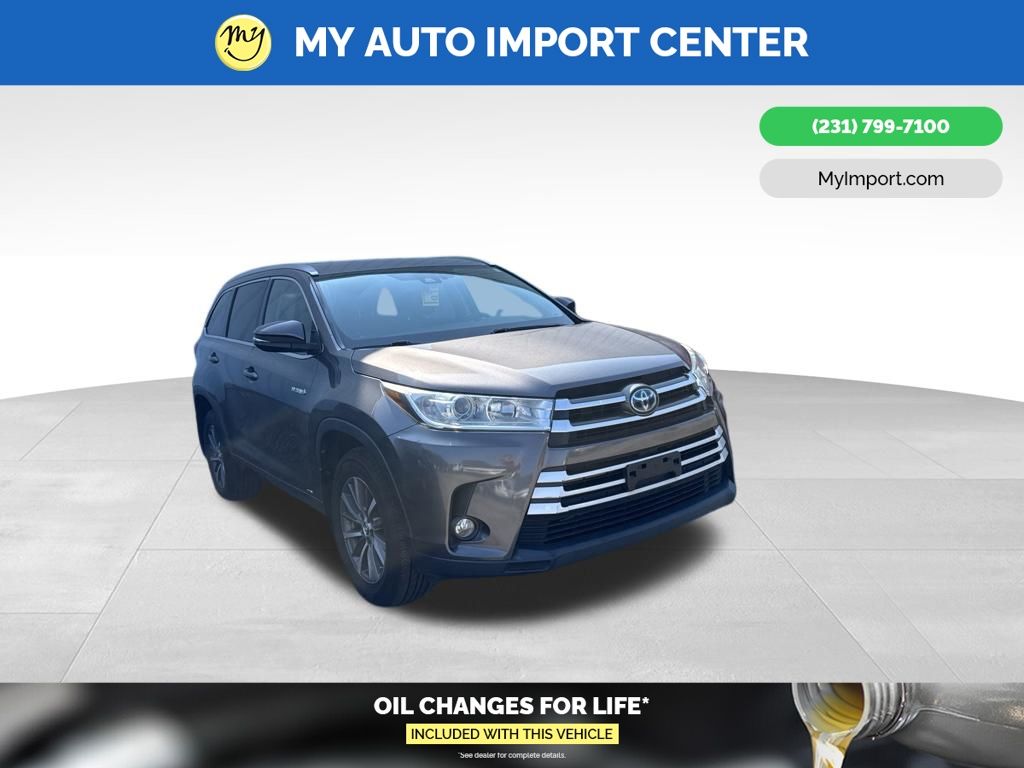Predawn Gray Mica 2017 Toyota Highlander Hybrid SUV / Crossover All-Wheel Drive Continuously Variable Transmission