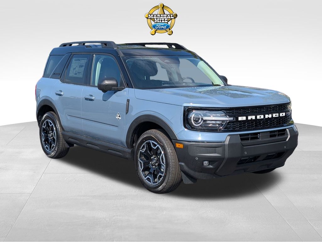 Blue (Azure Gray Metallic Tri-Coat) 2025 Ford Bronco Sport Outer Banks AWD SUV / Crossover All-Wheel Drive 8-Speed Automatic