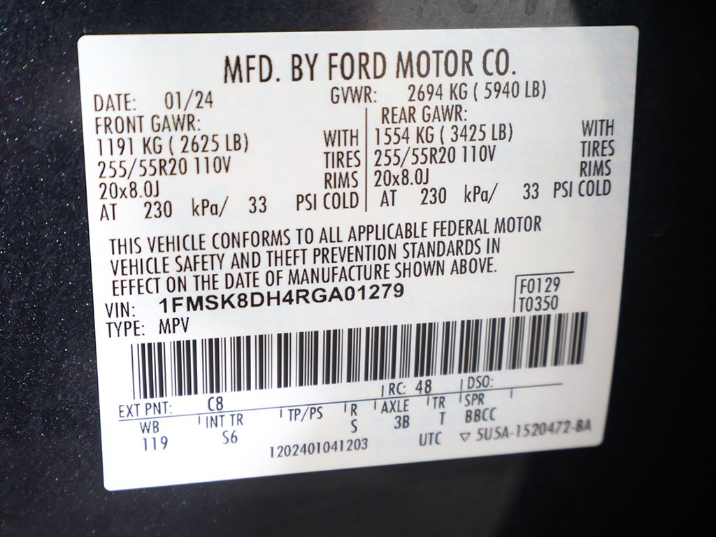 Used 2024 Blue Ford XLT image 55