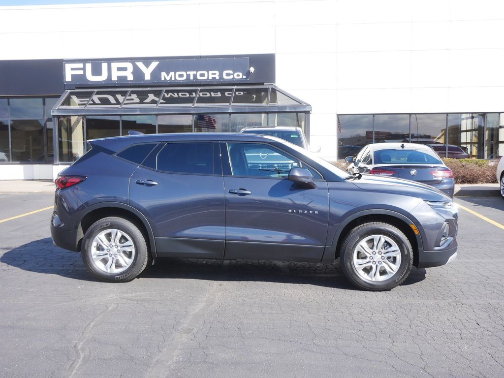 Iron Gray Metallic 2021 Chevrolet Blazer 2LT AWD SUV / Crossover All-Wheel Drive 9-Speed Automatic