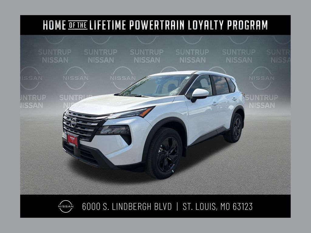 Everest White Pearl Tricoat 2026 Nissan Rogue SV AWD SUV / Crossover All-Wheel Drive Continuously Variable Transmission