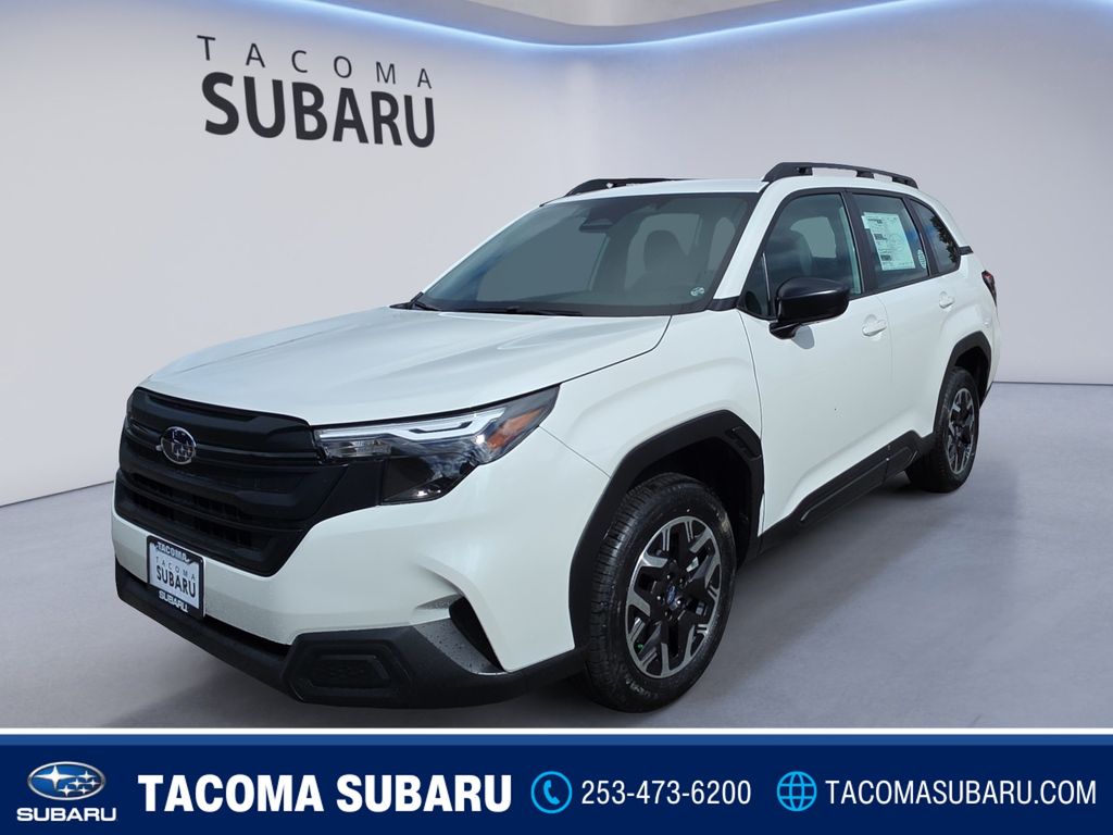 Crystal White Pearl 2026 Subaru Forester SUV / Crossover All-Wheel Drive Continuously Variable Transmission