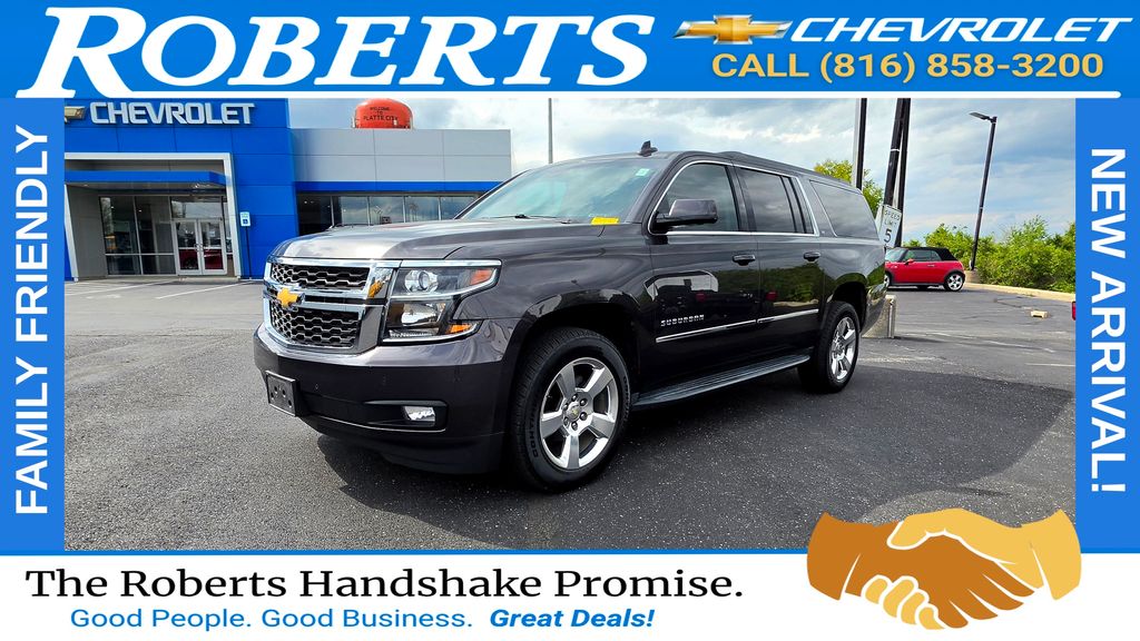 Gray (Tungsten Metallic) 2016 Chevrolet Suburban 1500 LT 4WD SUV / Crossover Four-Wheel Drive 6-Speed Automatic Overdrive