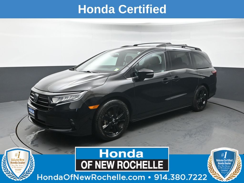 Crystal Black Pearl 2023 Honda Odyssey Sport FWD Minivan Front-Wheel Drive Automatic