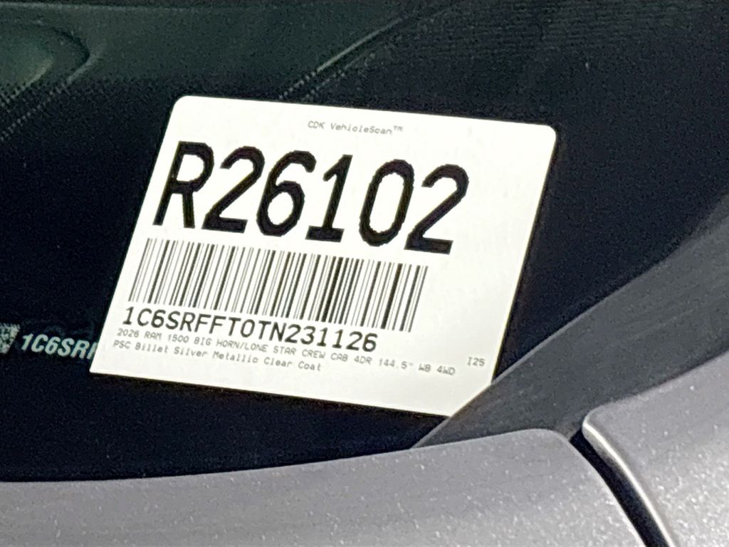 2026 Ram 1500 Big Horn/Lone Star