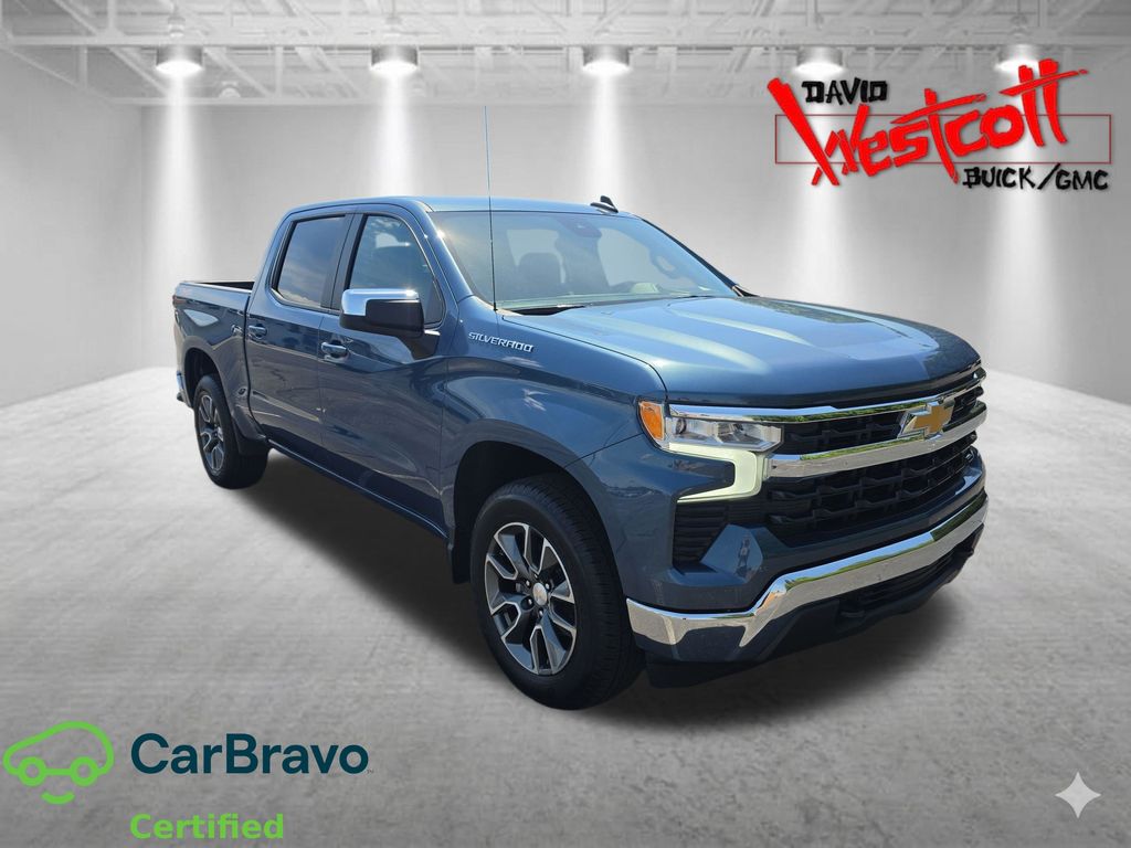Lakeshore Blue Metallic 2024 Chevrolet Silverado 1500 Pickup Truck Four-Wheel Drive 8-Speed Automatic