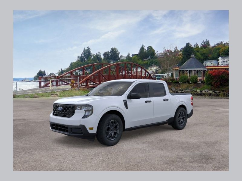 Space White Metallic 2026 Ford Maverick Pickup Truck All-Wheel Drive Continuously Variable Transmission