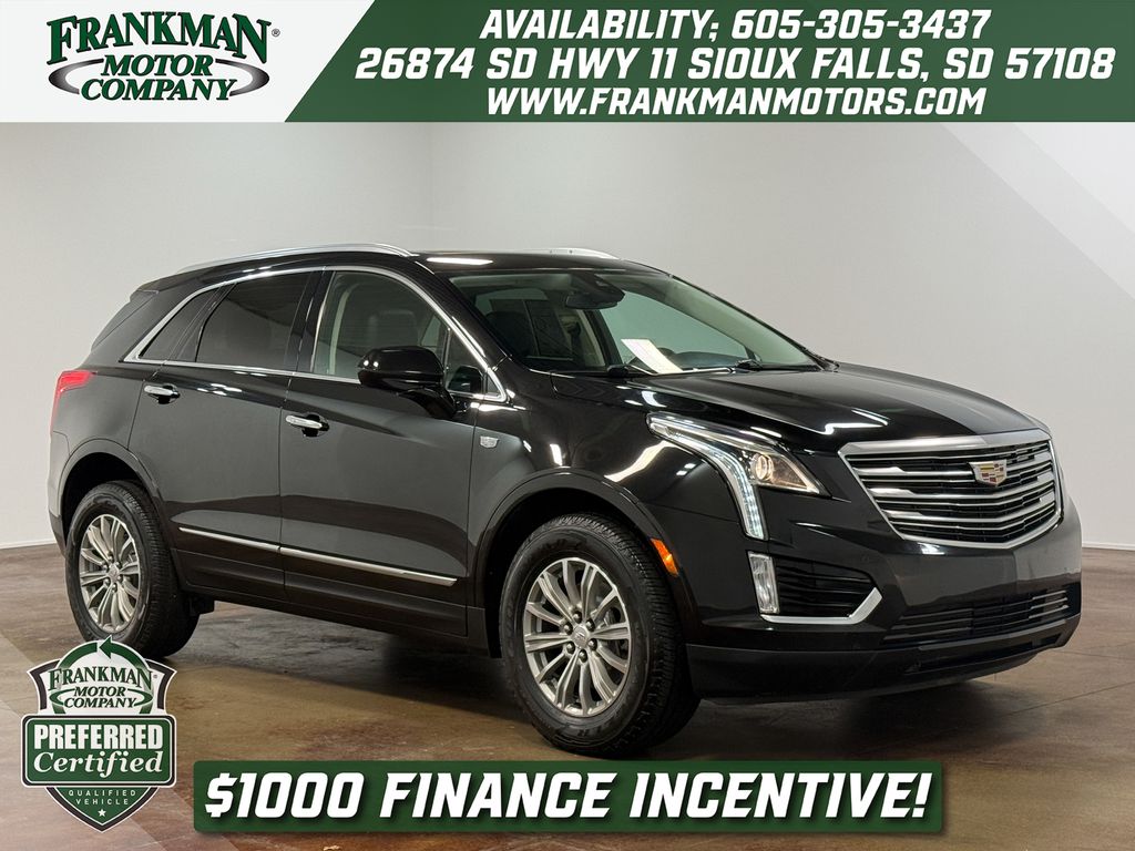 Stellar Black Metallic 2019 Cadillac XT5 Luxury AWD SUV / Crossover Four-Wheel Drive 8-Speed Automatic