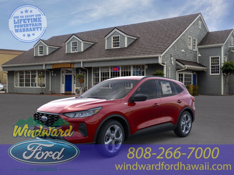 Red Metallic 2025 Ford Escape Hybrid ST-Line FWD SUV / Crossover Front-Wheel Drive Continuously Variable Transmission