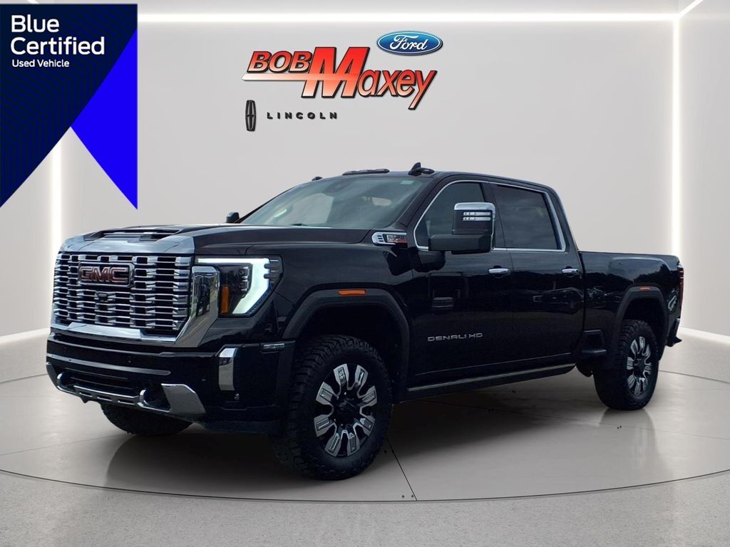 Onyx Black 2024 GMC Sierra 2500HD Pickup Truck Four-Wheel Drive Automatic