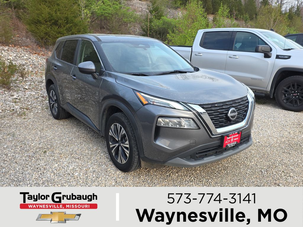 Gray (Gun Metallic) 2023 Nissan Rogue SV FWD SUV / Crossover Front-Wheel Drive Continuously Variable Transmission