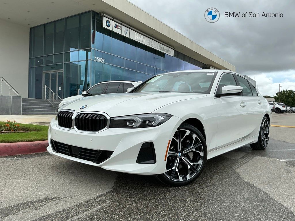 Alpine White 2025 BMW 3 Series Sedan Rear-Wheel Drive 8-Speed Automatic