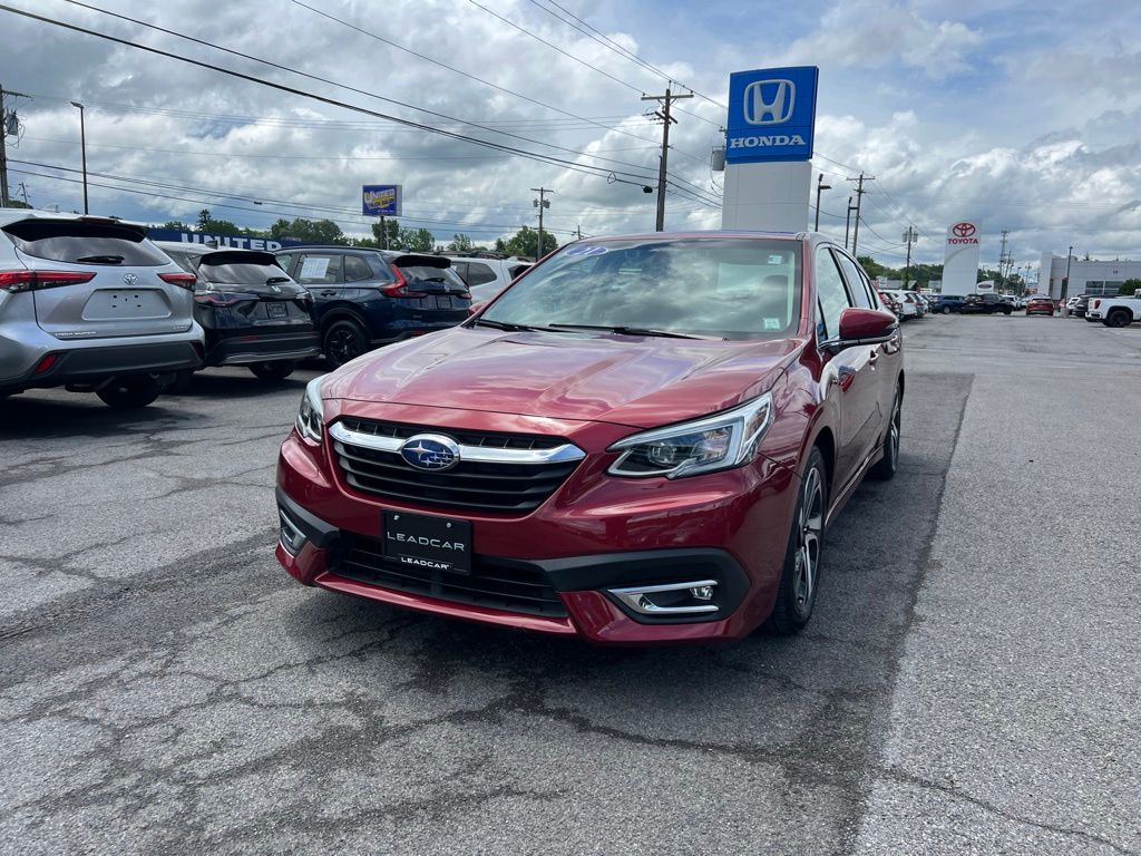 Crimson Red Pearl 2021 Subaru Legacy Sedan All-Wheel Drive Continuously Variable Transmission